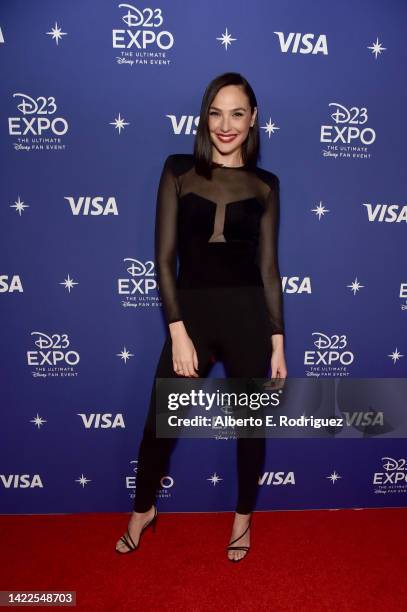 Gal Gadot attends D23 Expo 2022 at Anaheim Convention Center in Anaheim, California on September 09, 2022.