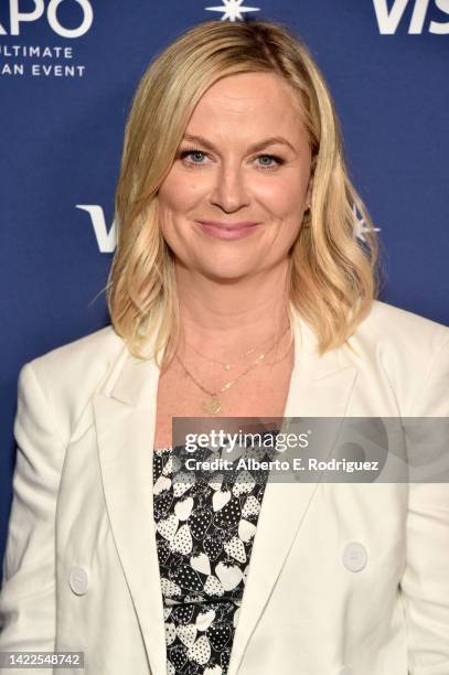 Amy Poehler attends D23 Expo 2022 at Anaheim Convention Center in Anaheim, California on September 09, 2022.