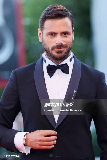 Stjepan Hauser attends the closing ceremony red carpet at the 79th Venice International Film Festival on September 10, 2022 in Venice, Italy.