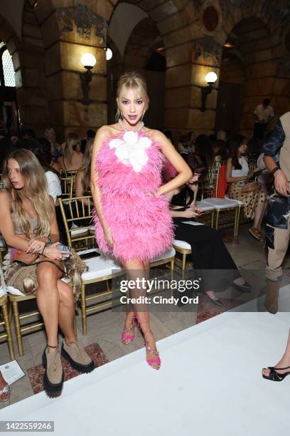 Jordanna Maia attends the PatBo fashion show during September 2022 New York Fashion Week: The Shows on September 10, 2022 in New York City.