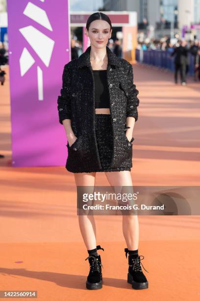 Charlotte Le Bon attends the closing ceremony during the 48th Deauville American Film Festival on September 10, 2022 in Deauville, France.