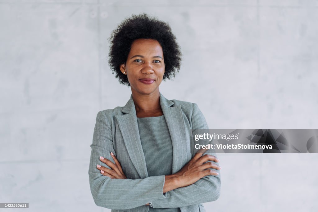 Portrait of a businesswoman in the office.