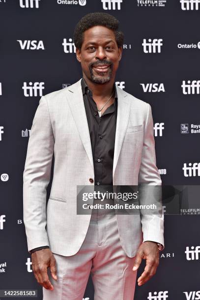 Sterling K. Brown attends the "Biosphere" Premiere during the 2022 Toronto International Film Festival at Princess of Wales Theatre on September 10,...