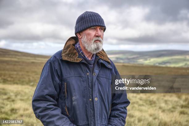 farmer on the moors - farmer stock pictures, royalty-free photos & images