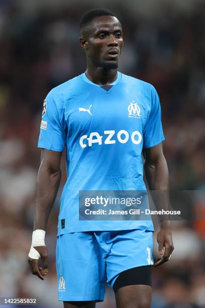 Eric Bailly of Olympique Marseille during the UEFA Champions League group D match between Tottenham Hotspur and Olympique Marseille at Tottenham...
