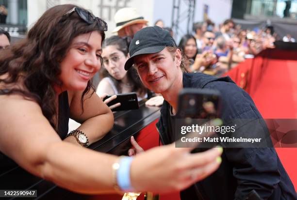 Hayden Christensen attends the "Black Ice" Premiere during the 2022 Toronto International Film Festival at Roy Thomson Hall on September 10, 2022 in...