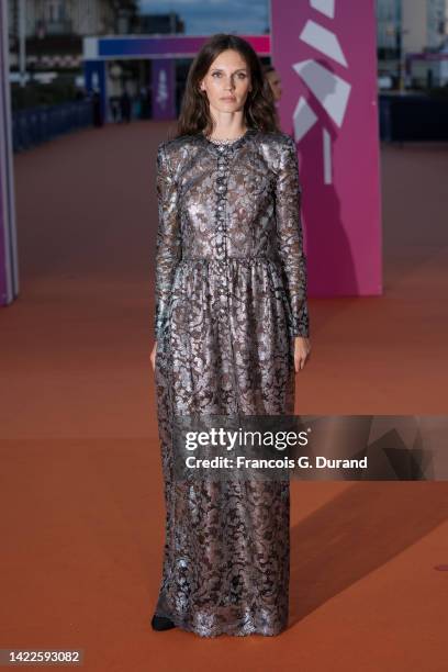 Marine Vacth attends the closing Ceremony during the 48th Deauville American Film Festival on September 10, 2022 in Deauville, France.