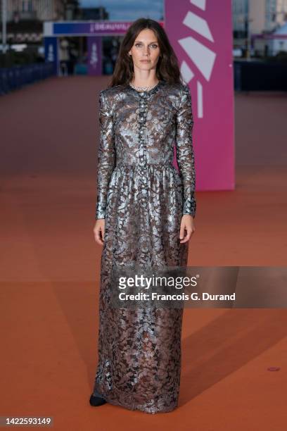 Marine Vacth attends the closing Ceremony during the 48th Deauville American Film Festival on September 10, 2022 in Deauville, France.