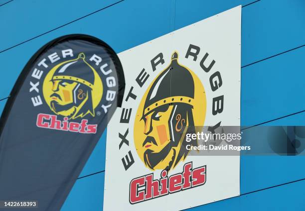 Exeter Rugby Crest Exeter Arena Photos and Premium High Res Pictures - Getty Images
