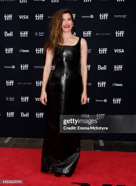 Kathryn Hahn attends the "Glass Onion: A Knives Out Mystery" Premiere during the 2022 Toronto International Film Festival at Princess of Wales...