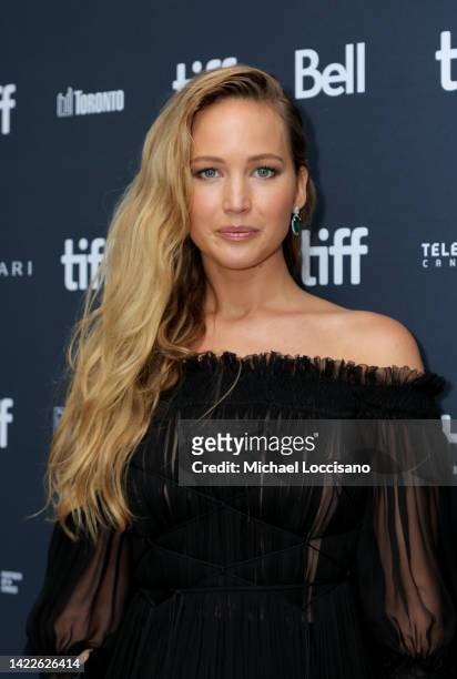 Jennifer Lawrence attends the "Causeway" Premiere during the 2022 Toronto International Film Festival at Royal Alexandra Theatre on September 10,...