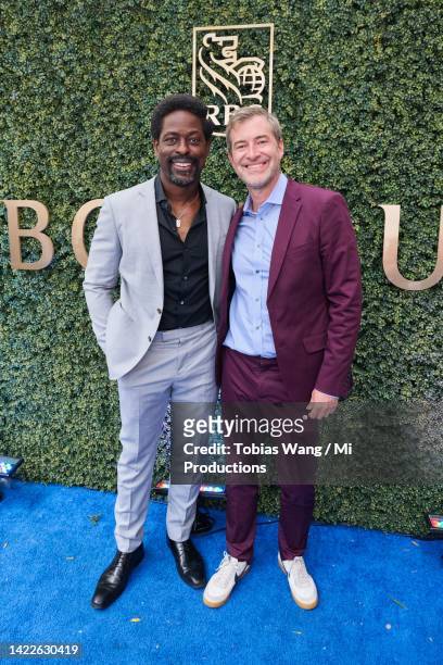 Sterling K. Brown and Mark Duplass attend the "Biosphere" after party hosted by RBC and Duplass Brothers Productions at Toronto International Film...