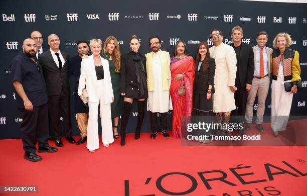 Asim Chaudhry , Nitin Sawhney , Naughty Boy , Jemima Khan, Lily James, Shekhar Kapur, Shabana Azmi, Sajal Aly, Jeff Mirza and guests attend the...