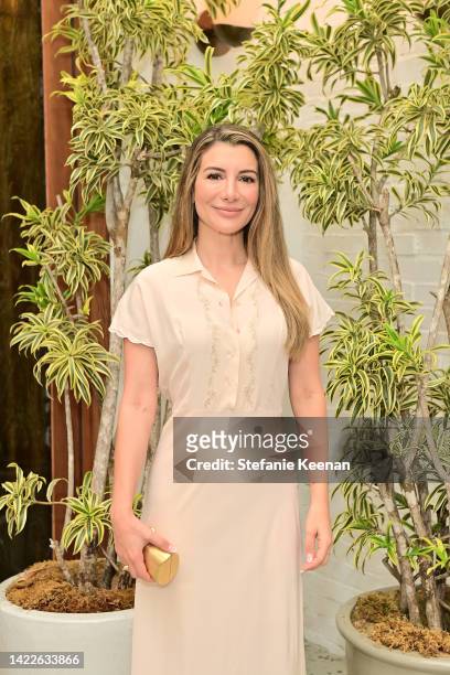Nasim Pedrad attends the Glamour x Tory Burch Luncheon Celebrating the Emmys at Holloway House on September 10, 2022 in West Hollywood, California.