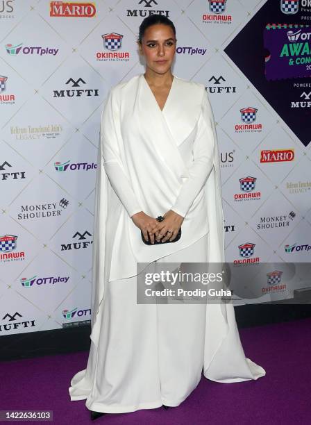 Neha Dhupia attends the OTTplay award and Conclave on September 10, 2022 in Mumbai, India