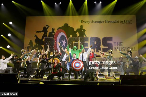 Rogers The Musical performs onstage during D23 Expo 2022 at Anaheim Convention Center in Anaheim, California on September 10, 2022.