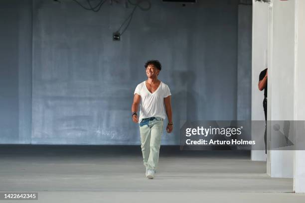 Designer Prabal Gurung walks the runway for the Prabal Gurung fashion show during September 2022 New York Fashion Week: The Shows on September 10,...