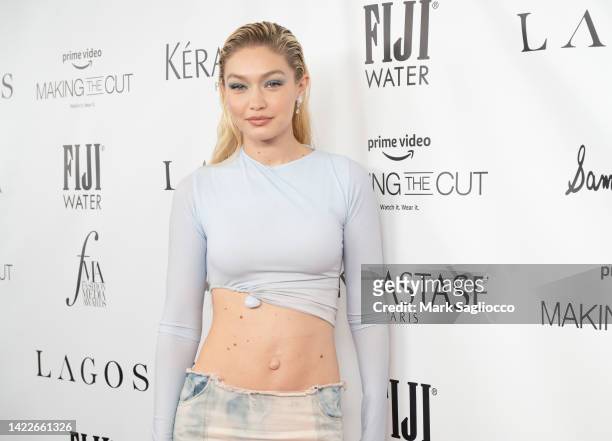 Gigi Hadid attends The Daily Front Row's 9th Annual Fashion Media Awards at The Rainbow Room on September 10, 2022 in New York City.