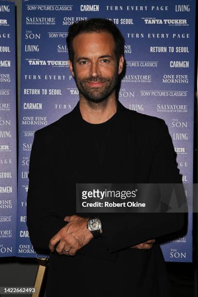 Benjamin Millepied at the Sony Pictures Classics TIFF celebration dinner 2022 at Morton's The Steakhouse on September 10, 2022 in Toronto, Ontario.