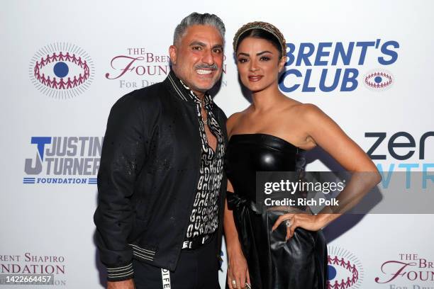 Reza Farahan and Golnesa Gharachedaghi attend Summer Spectacular Benefiting the Brent Shapiro Foundation on September 10, 2022 in Beverly Hills,...