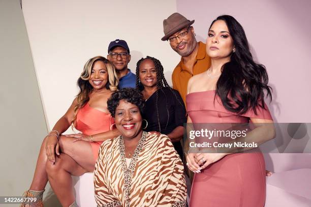 Paula Jai Parker, Jo Marie Payton, Ralph Farquhar, Karen Malina White, Bruce W. Smith, and Alisa Reyes pose at the IMDb Official Portrait Studio...