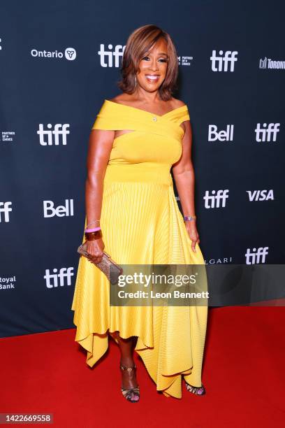 Gayle King attends the "Sidney" Premiere during the 2022 Toronto International Film Festival at Roy Thomson Hall on September 10, 2022 in Toronto,...