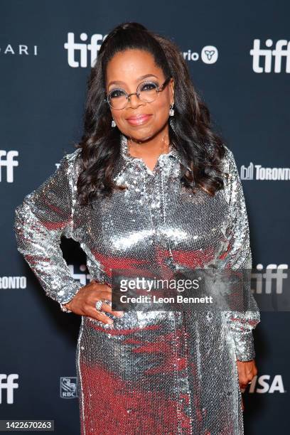 Oprah Winfrey attends the "Sidney" Premiere during the 2022 Toronto International Film Festival at Roy Thomson Hall on September 10, 2022 in Toronto,...
