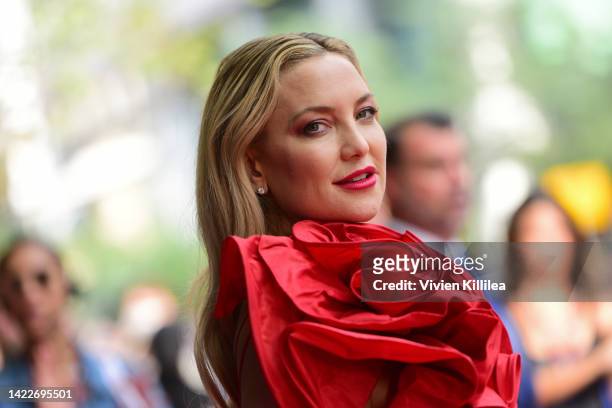 Kate Hudson attends Netflix "Glass Onion" world premiere at the Toronto International Film Festival at Princess of Wales Theatre on September 10,...