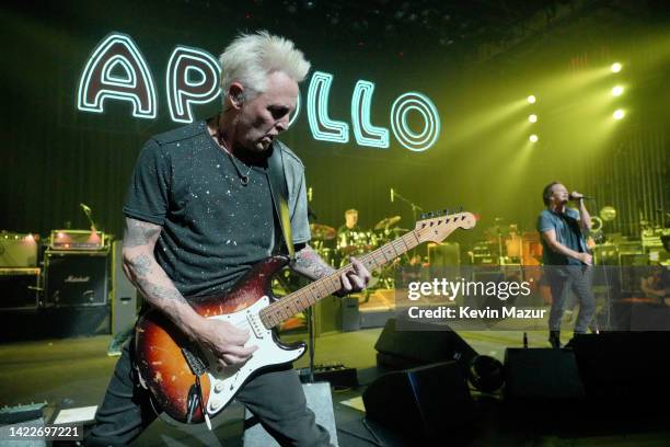 Mike McCready of Pearl Jam performs onstage at Pearl Jam Performs Live At The Apollo Theater For SiriusXM's Small Stage Series on September 10, 2022...