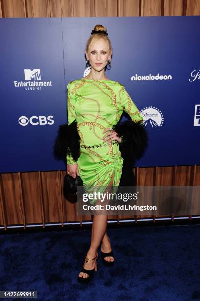 Juno Temple attends the 2022 Paramount Emmy Party at Catch LA on September 10, 2022 in West Hollywood, California.