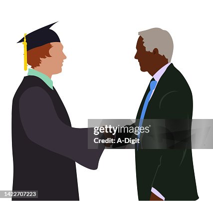 Graduation Send Off Blue Tie High-Res Vector Graphic - Getty Images