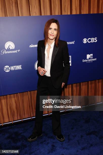 Kate Moennig attends the 2022 Paramount Emmy Party at Catch LA on September 10, 2022 in West Hollywood, California.