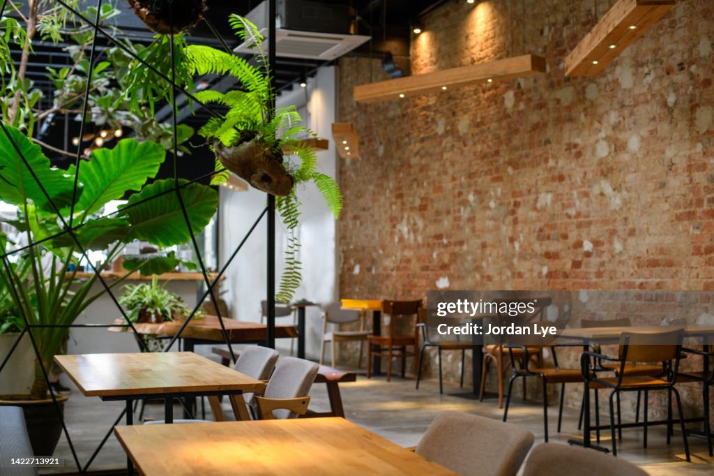 Empty retro interior decoration