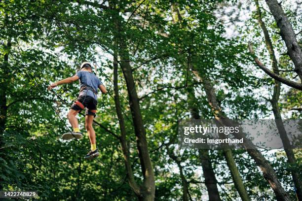V Walk High Ripes Kids High Ropes Photos and Premium High Res Pictures - Getty Images