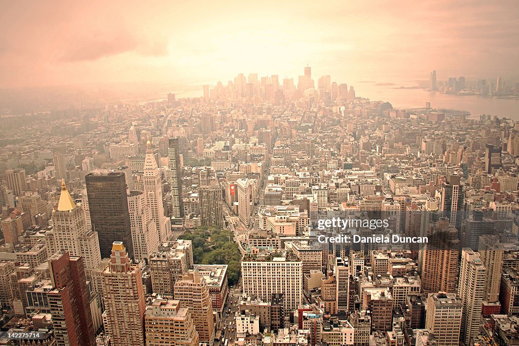 Bright Financial District in NYC