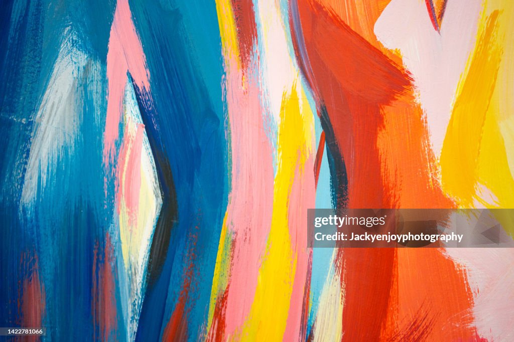 Acrylic painting background