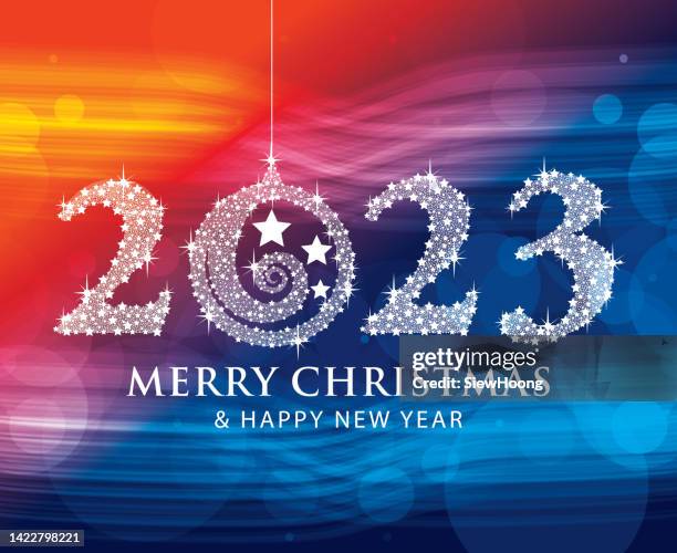year of 2023 - snowball vector stock illustrations