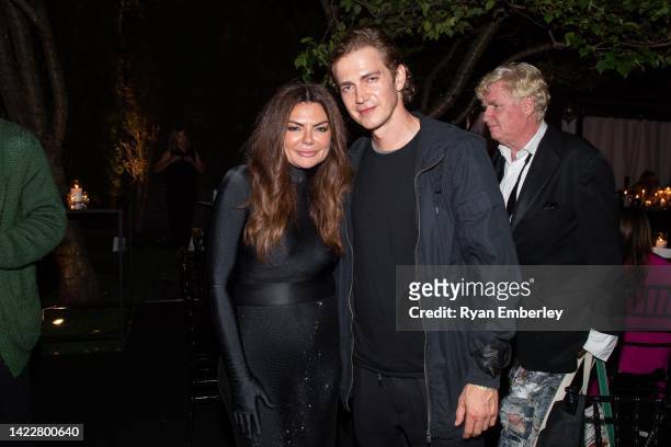 Natasha Koifman and Hayden Christensen attend the 14th Annual Artists for Peace and Justice Fundraiser on September 10, 2022 in Toronto, Ontario.