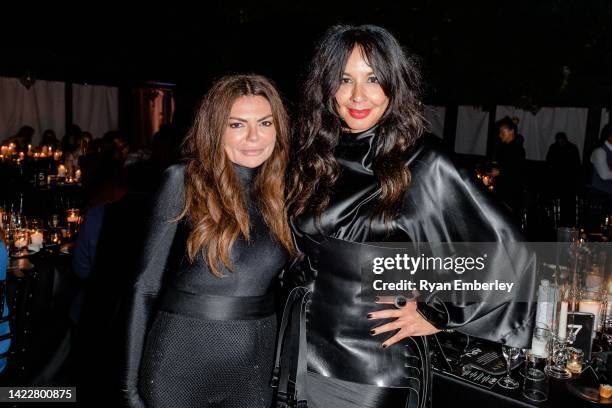 Natasha Koifman and Suzanne Boyd attend the 14th Annual Artists for Peace and Justice Fundraiser during Toronto International Film Festival on...