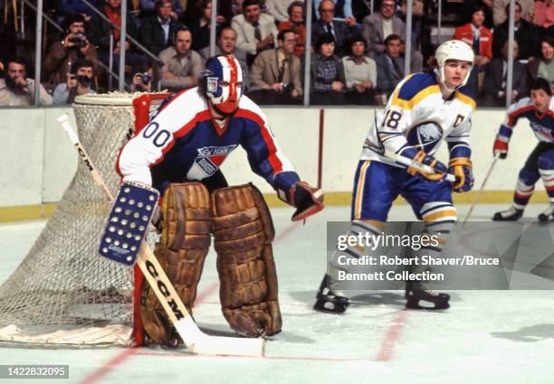 John Davidson of the New York Rangers circa 1980 in New York, New York.