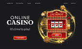 Winning red slot machine homepage