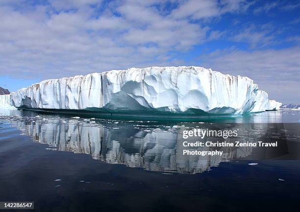 greenland icesheet - poolkap stockfoto's en -beelden