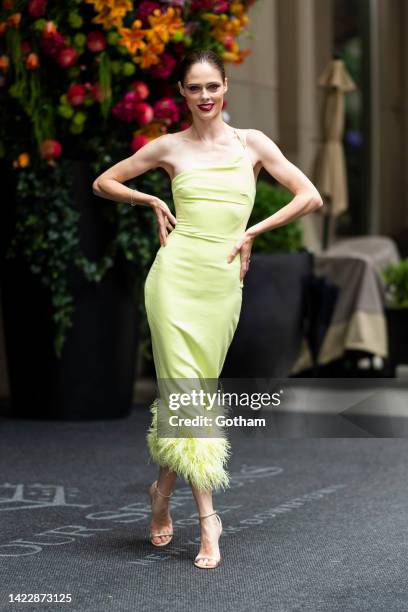 Coco Rocha is seen in Tribeca on September 11, 2022 in New York City.