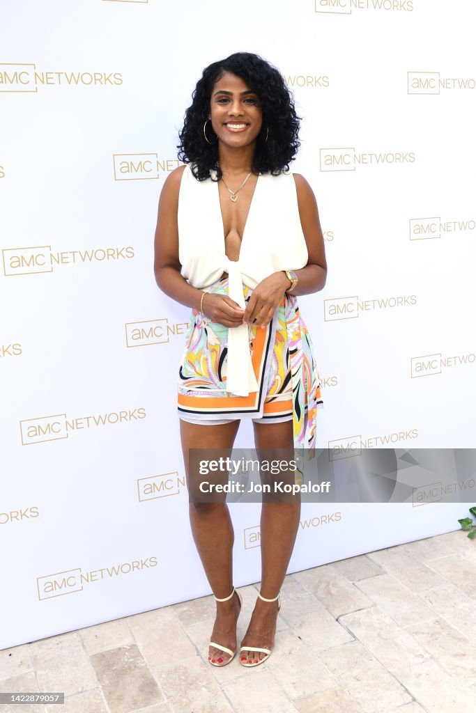 Ashley A. Williams attends AMC Networks' Emmy Brunch Photocall at