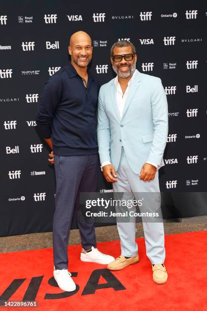 Keegan-Michael Key and Jordan Peele attend Netflix's "Wendell & Wild" world premiere / post reception at the Toronto International Film Festival at...