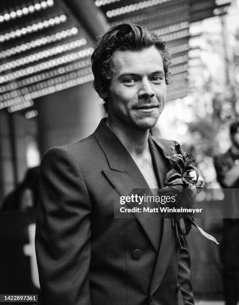 Harry Styles attends the "My Policeman" Premiere during the 2022 Toronto International Film Festival at Princess of Wales Theatre on September 11,...