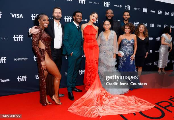 Milauna Jackson, Ryan Eggold, Joshua Boone, Solea Pfeiffer, Amirah Vann , Tyler Perry , Lana Young , Austin Scott , and Debbie Allen attend the "A...