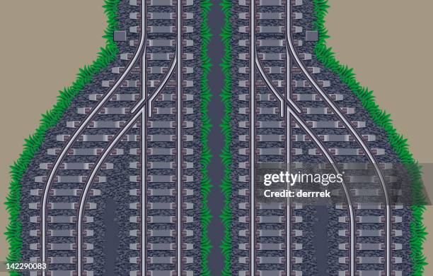 railway - train platform stock illustrations