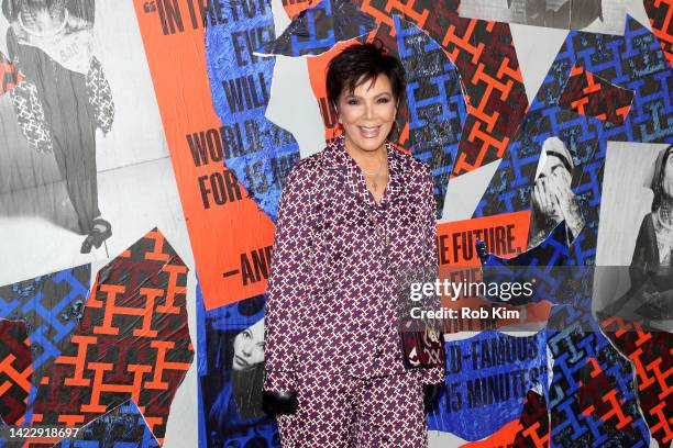 Kris Jenner attends the Tommy Hilfiger fashion show during September 2022 New York Fashion Week: The Shows on September 11, 2022 in New York City.