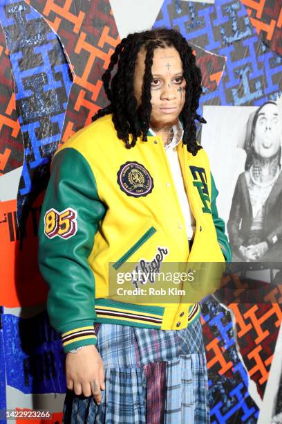 Trippie Redd attends the Tommy Hilfiger fashion show during September 2022 New York Fashion Week: The Shows on September 11, 2022 in New York City.